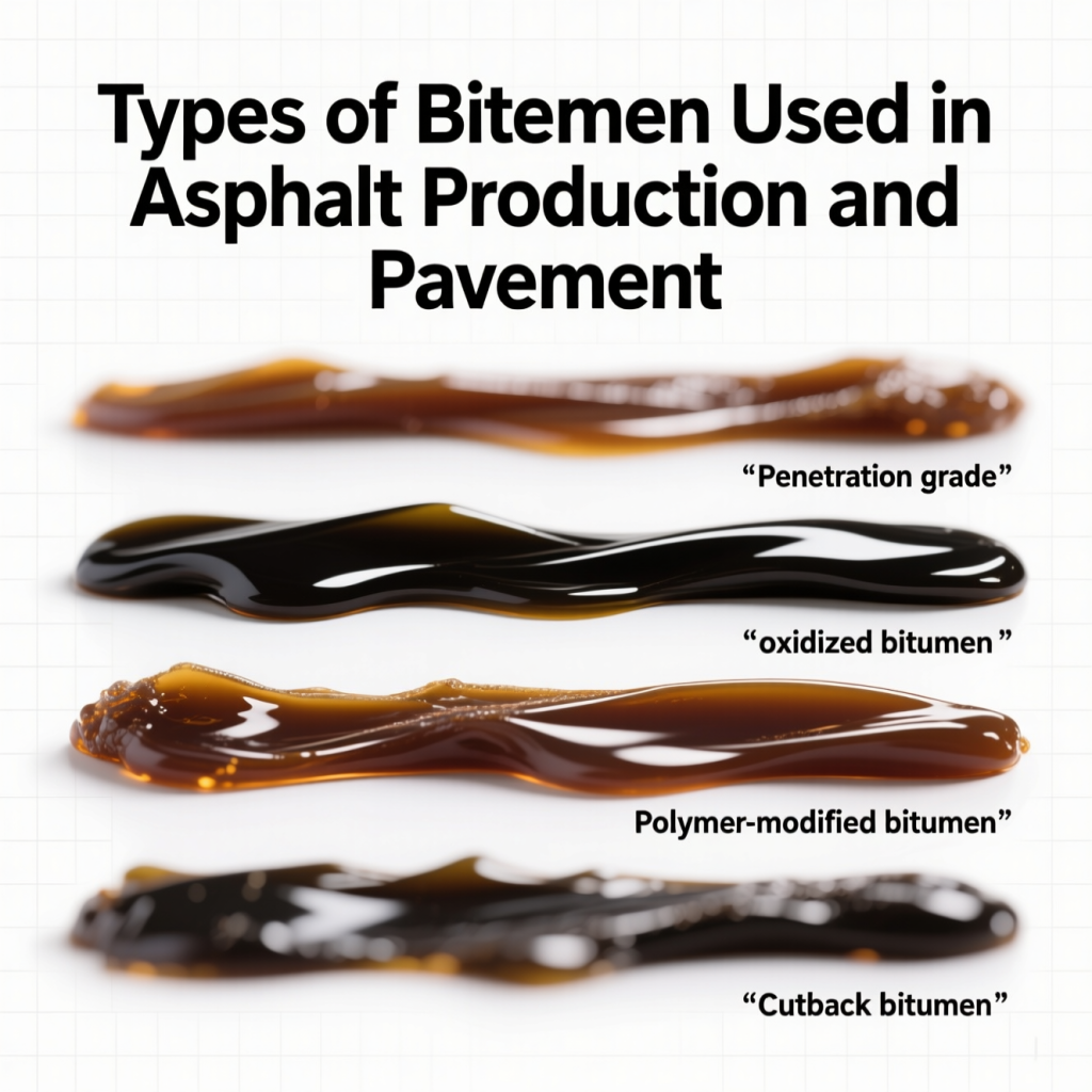 Bitumen Types for Asphalt Pavement